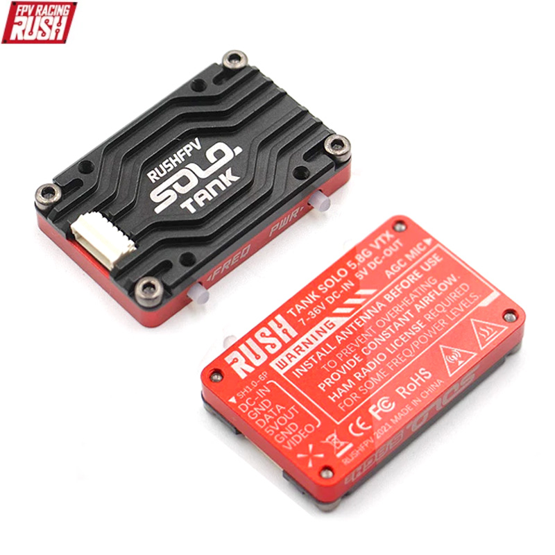 RUSH Solo Tank 5.8G VTX Video  - Foxeer Reaper Extreme 2.5W Vtx review and price